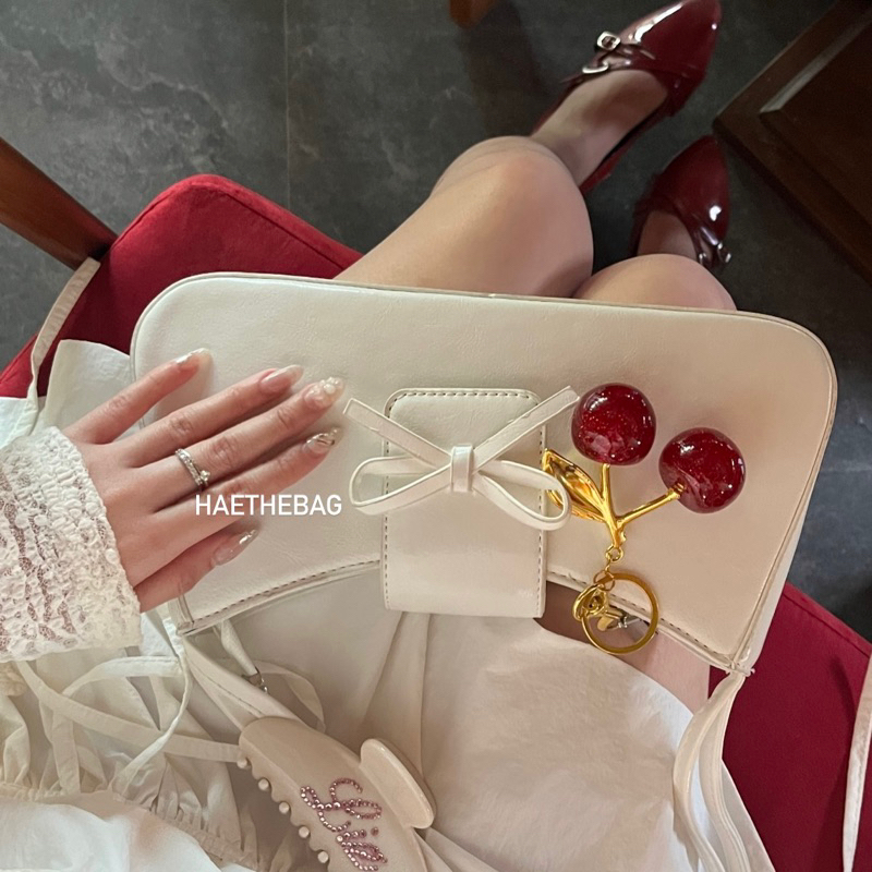 Jual HAE - Lastel Ribbon - Tas Wanita Shoulder Hand Bag Coquette ...