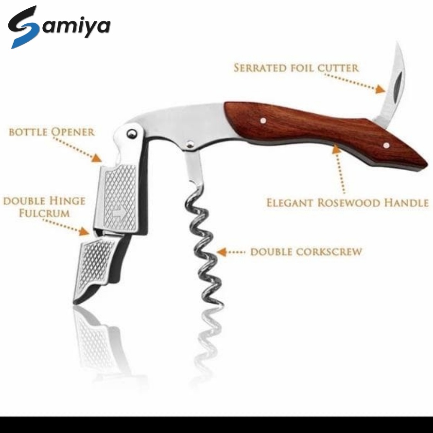 Jual Corkscrew botol opener pembuka botol pembuka kaleng pembuka tutup ...