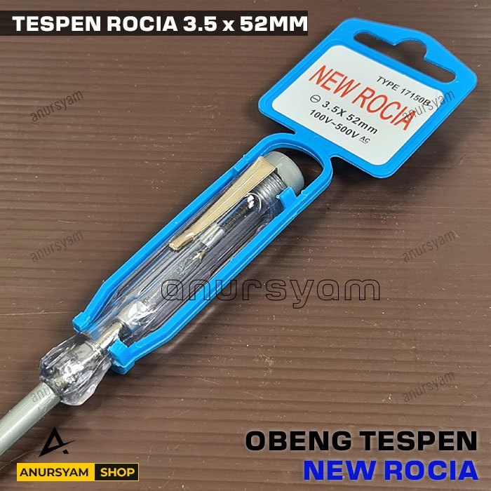 Jual TesPen Listrik ROCIA 17150B / Obeng Tes pen New ROCIA | Shopee ...
