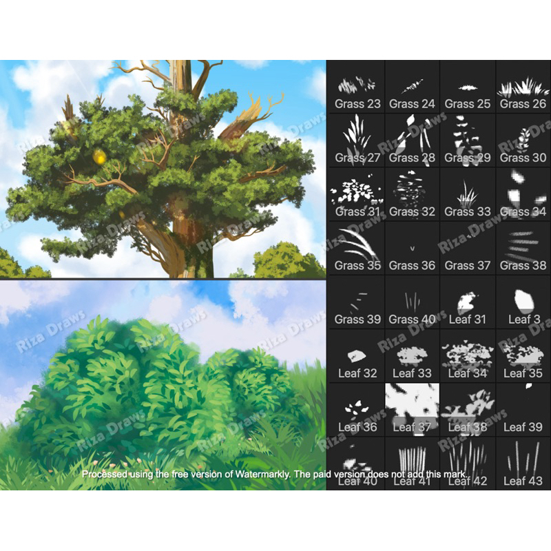 Jual Brush Ghibli Clip Studio Paint (Vol.1) | Shopee Indonesia