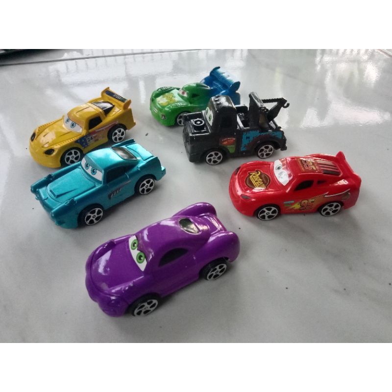 Jual Mainan Anak Mobil Cars MC Queen Crazy Racing Fullback Satuan Bisa ...