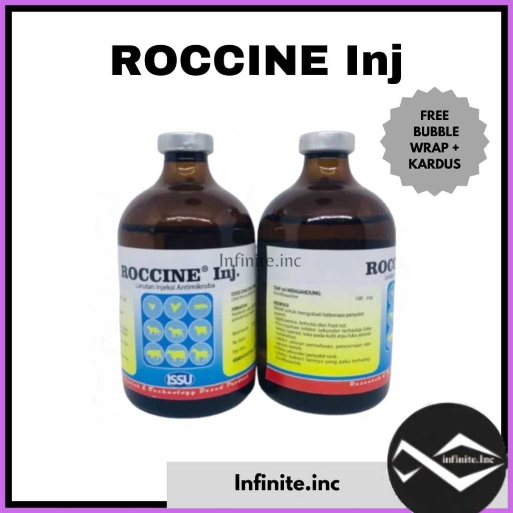 Jual ROCCINE 100 ML ISSU VET - like ROXINE SANBE INTERFLOX INJECT ...