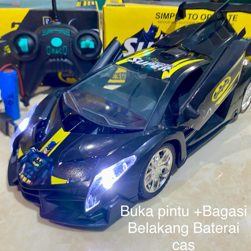 Jual Mobil Remote Control RC, Batman Super Racing Sport Bisa Buka Pintu ...