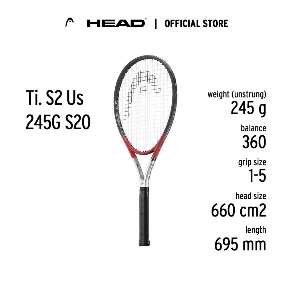 Jual HEAD Tennis Racket TI S2 US 2023 (245G) 236035 - Raket Tennis ...