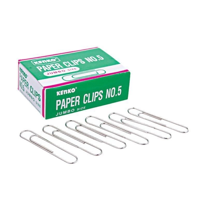 Jual paper clip / paperclip kenko & joyko / peperclip trigonal / TC ...
