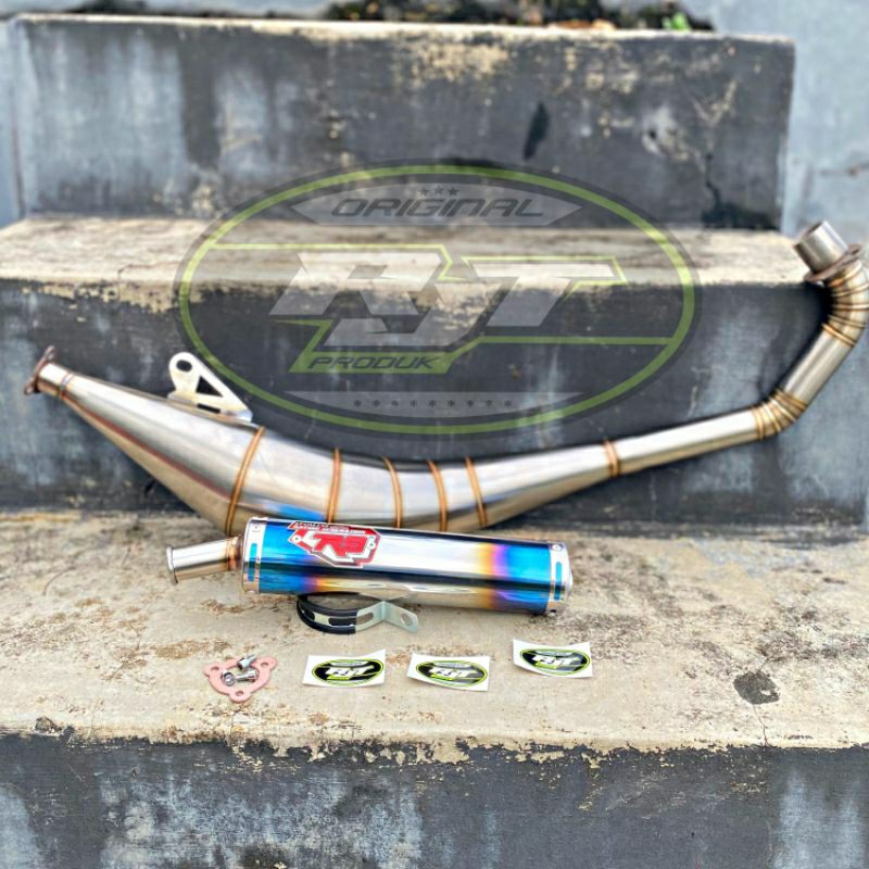 Jual Knalpot Satria 2 Tak R9 Generation Titanium Fullstainless PNP ...