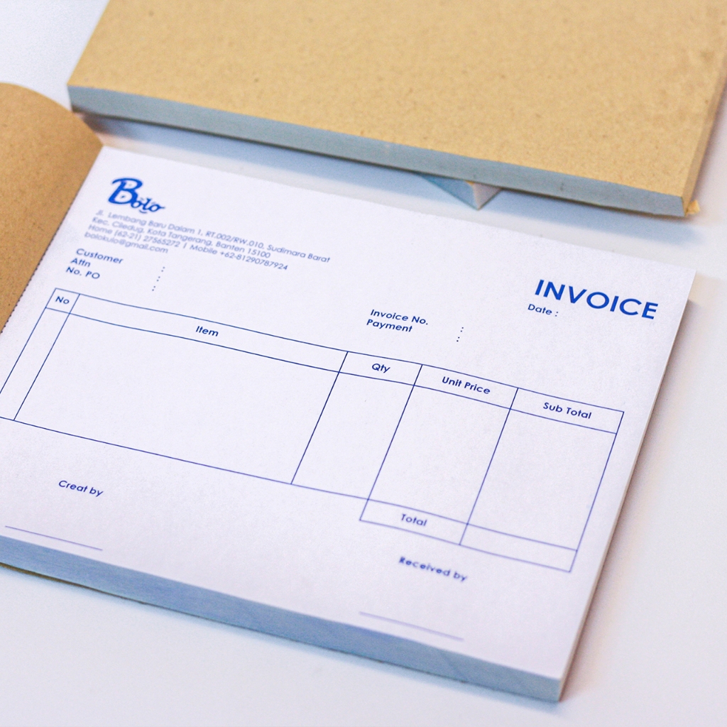 Jual CUSTOM CETAK OFFSET NOTA LENGKAP INVOICE Bon Surat Jalan Kwitansi ...
