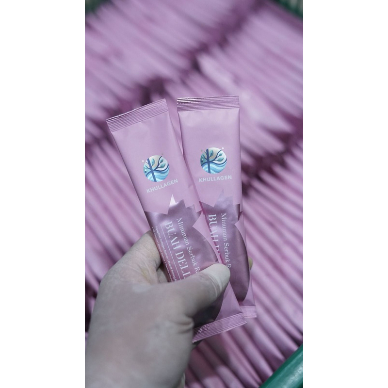 Jual BPOM Khullagen Sachetan Beauty Collagen Beauty Skin Rasa Delima ...