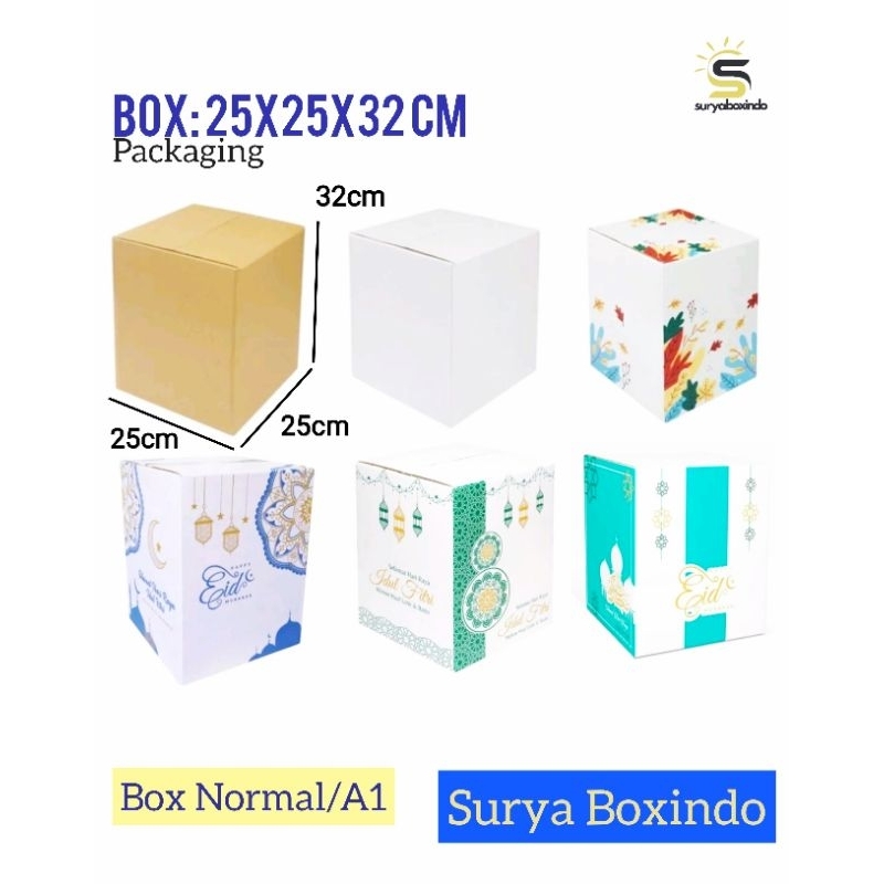 Jual Box Parcel 25x25x33cm{kecil}Kardus/Lebaran/fitri/sembako//Parcel ...