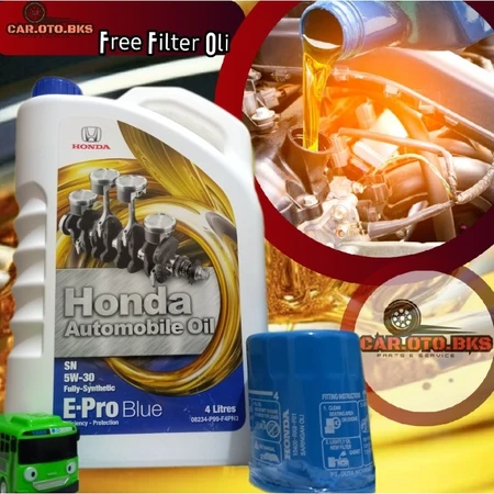 Oli Mesin Honda E-Pro Blue 5W/30 4L Free Filter