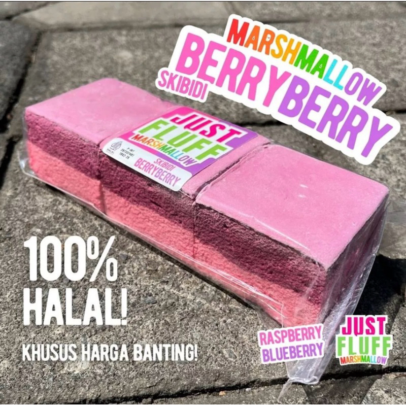 Jual marshmallow justfluff viral enak banyak pilihan rasa | Shopee ...