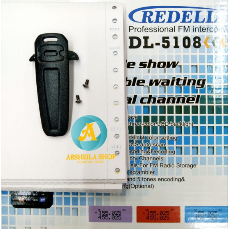 Jual Belt clip Ht clip on Ht redel DL 5108 original | Shopee Indonesia