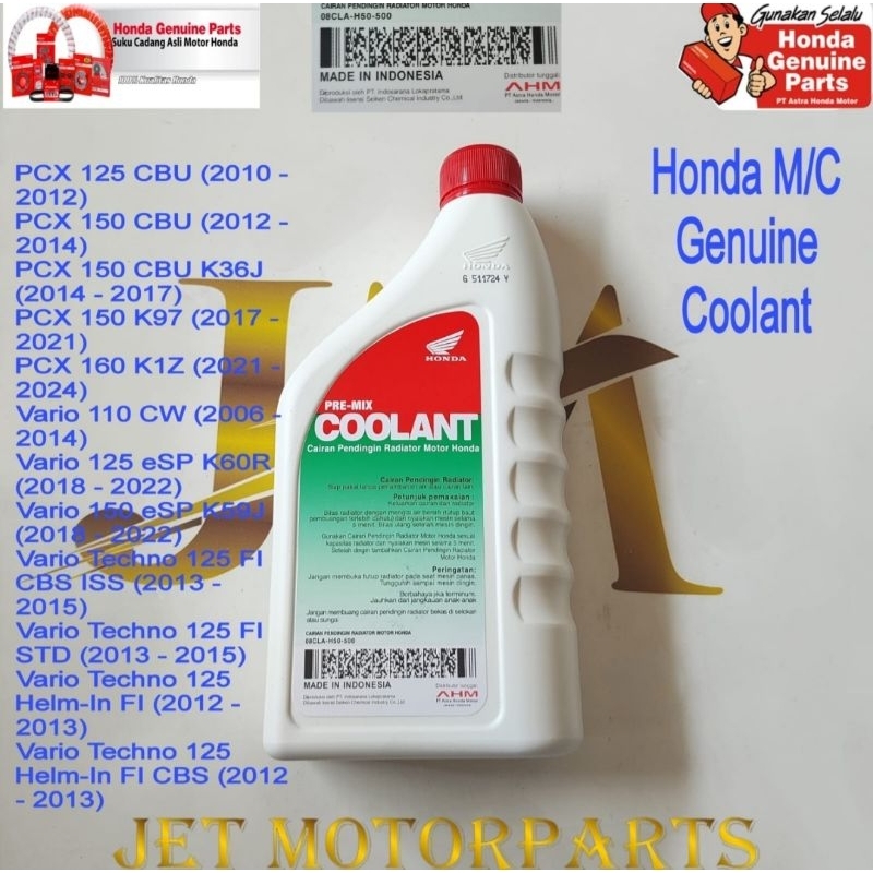 Jual 08CLAH50500 Cairan Pendingin Coolant Air Radiator PCX CBU PCX 150 ...