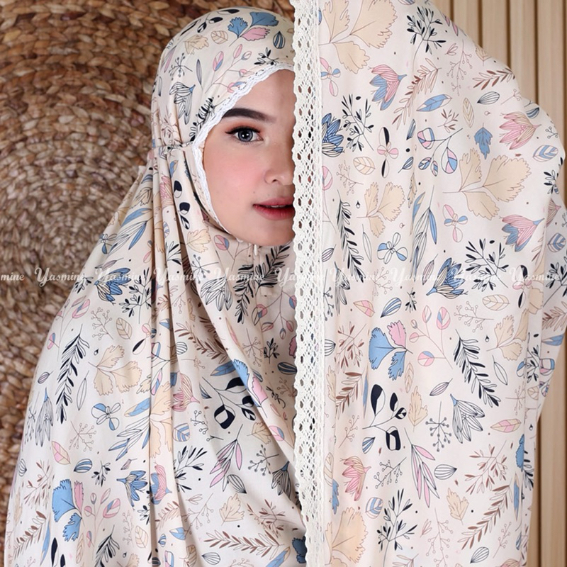 Mukena Rayon Viscose Premium 2in1 Atas Bawa Sama/Senada