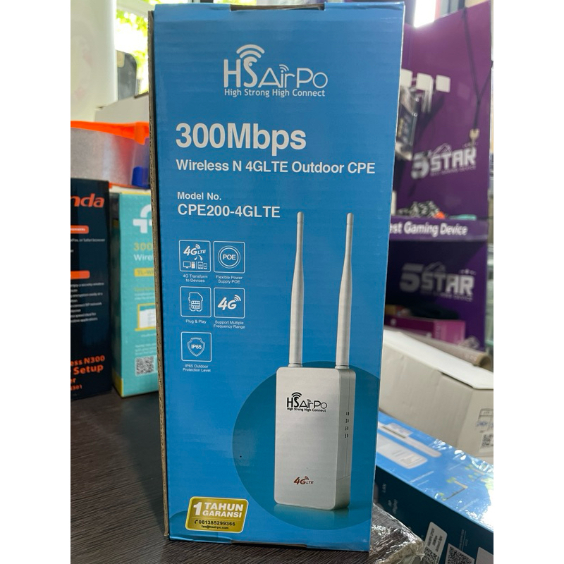 Jual HSAIRPO CPE200 OUTDOOR 4G LTE AND WIRELESS 2.4ghz 300MBPS | Shopee ...