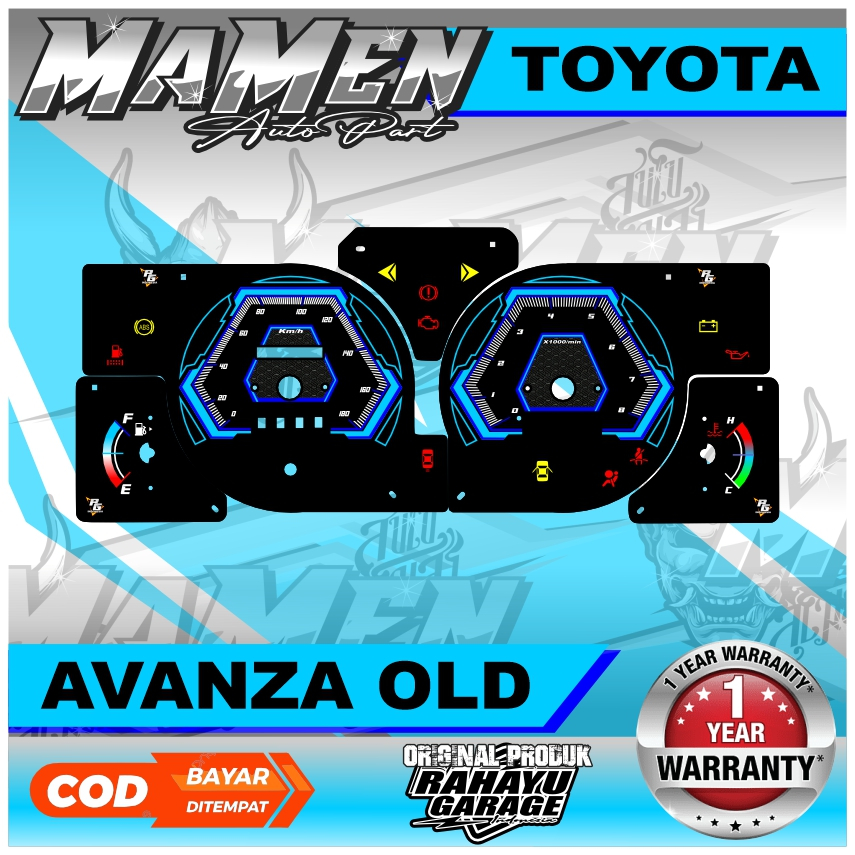 Jual PAPAN SPEEDOMETER CUSTOM TOYOTA AVANZA OLD | Shopee Indonesia
