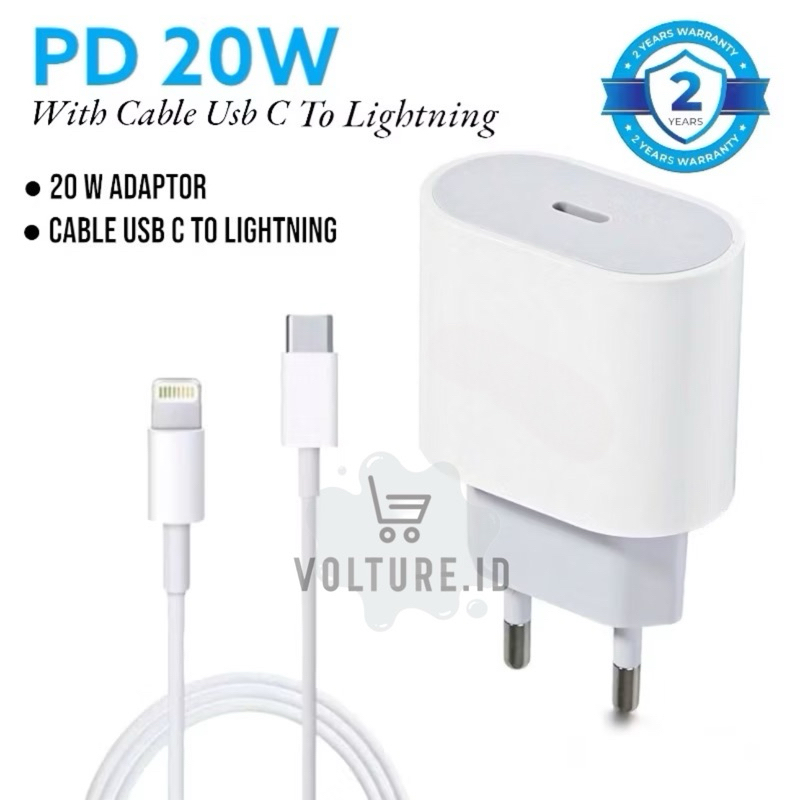 Jual Charger 1SET FOR IOS Fastcharging 20W USB-C | Shopee Indonesia