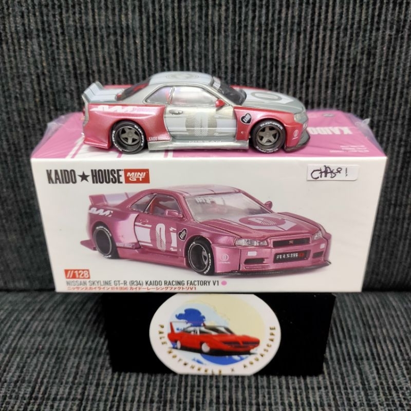 Jual MINI GT KAIDO HOUSE CHASE NISSAN SKYLINE GTR R34 KAIDO RACING ...