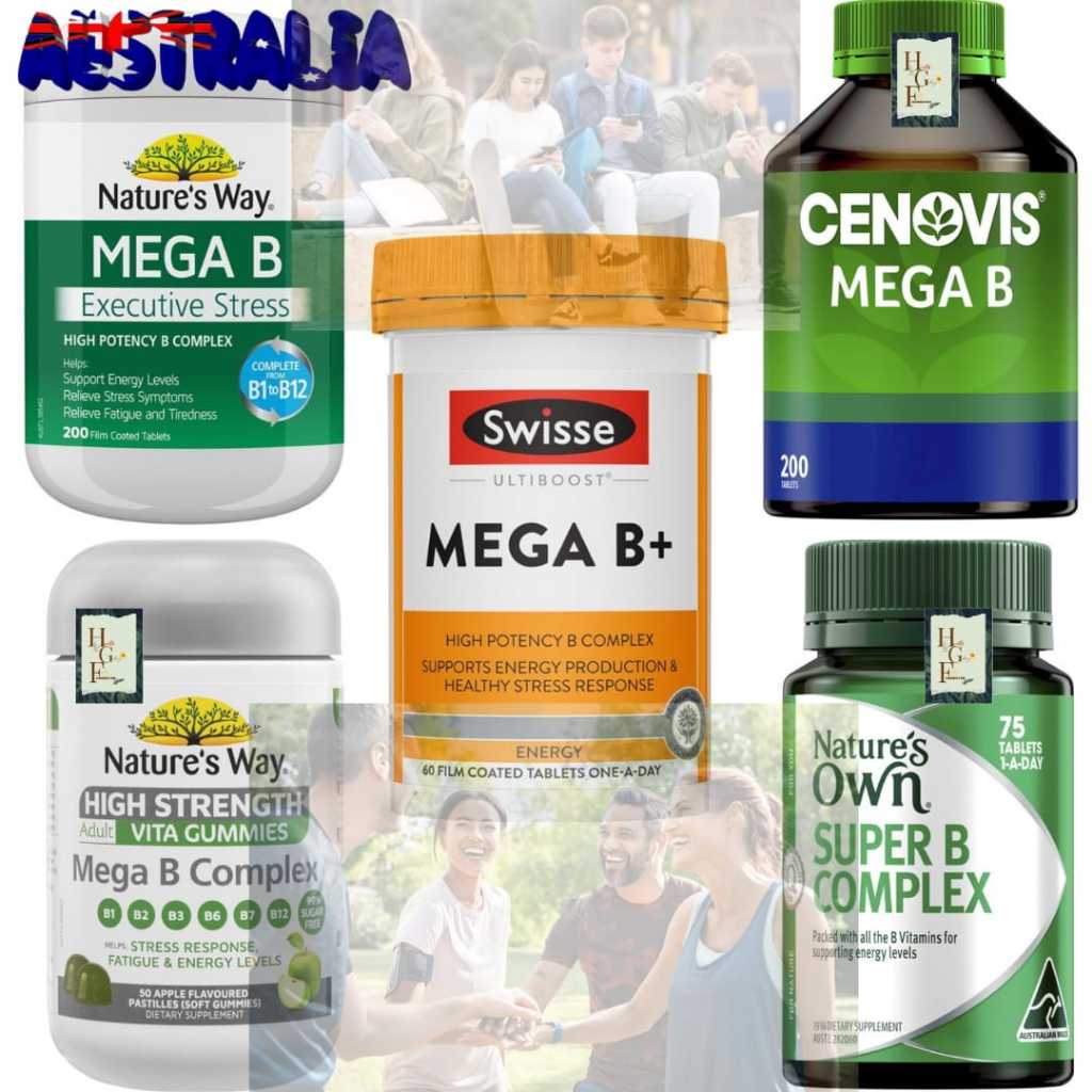Nature's Way Mega B Executive Stress 200 Tablets