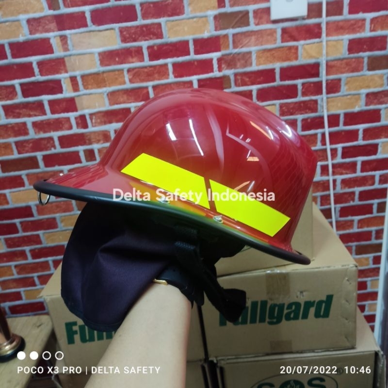 Jual Helm Safety Pemadam Kebakaran SOS FULLGARD ORIGINAL Fireman Helmet ...