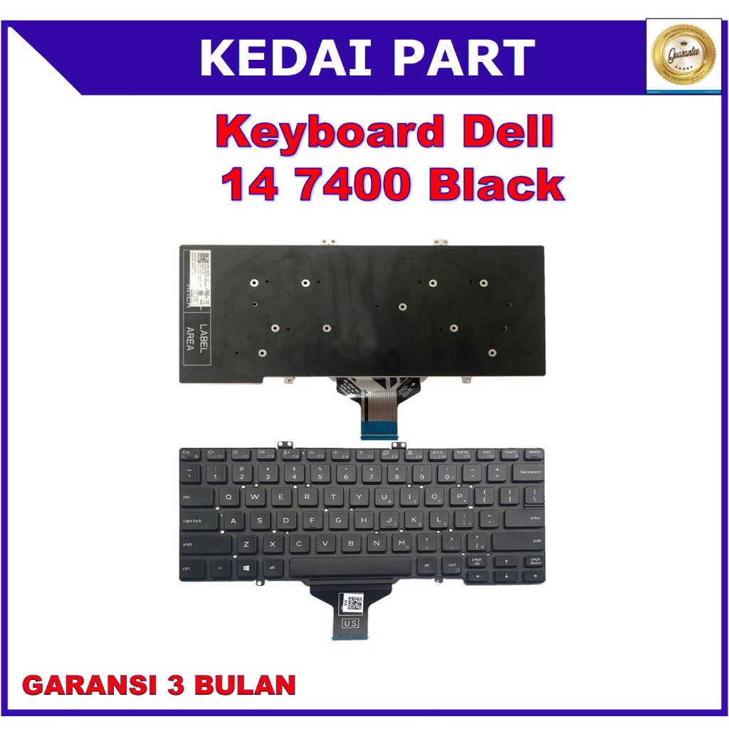 ANTWELON Teclado retroiluminado para laptop Dell Latitude 5400 5410 5401 7400 P98G, con retroiluminación puntero diseño de EE. UU