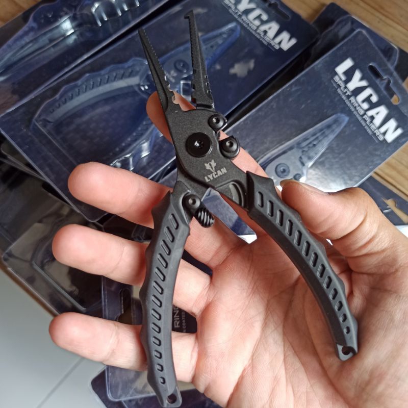 Jual Tang Mancing Serbaguna Fishing Pliers Split Ring Lycan | Shopee ...