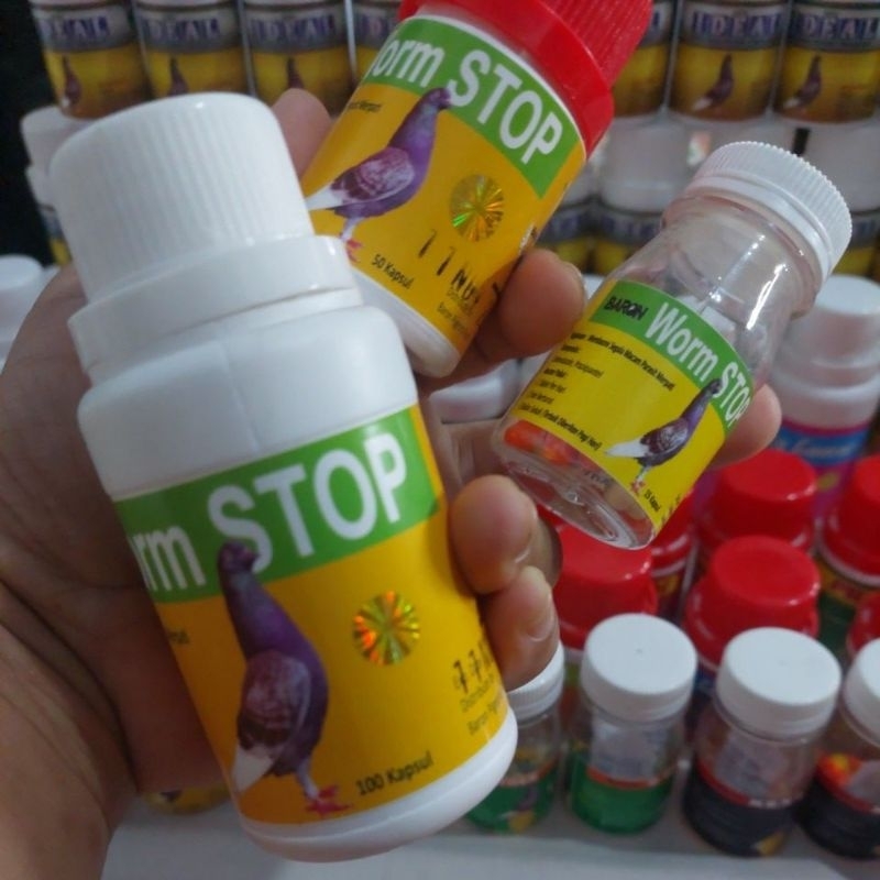 Jual Worm stop Baron obat cacing khusus merpati | Shopee Indonesia