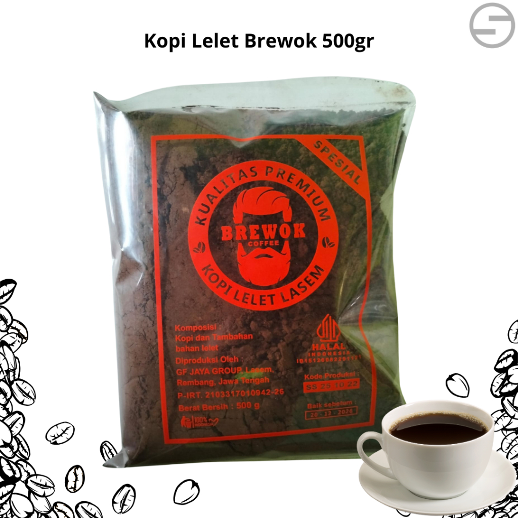 Jual KOPI LELET BREWOK 500 Gr / Kopi Lelet Lasem Rembang Robusta Coffee ...