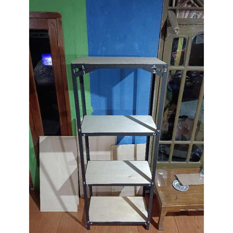 Jual Rak aquarium P65cm L45cm T150cm 4 susun | rak aquarium | rak besi ...