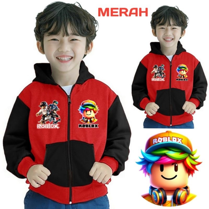 Jual jaket anak laki laki roblox skater usia 3-10 tahun | Shopee Indonesia