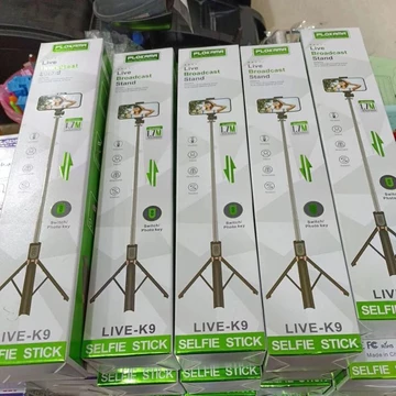 Z3 MEREK K9 LED Tongsis Tripod Bluetooth 1.7m Tripod Tongsis Untuk Live Tripod Hp Android
