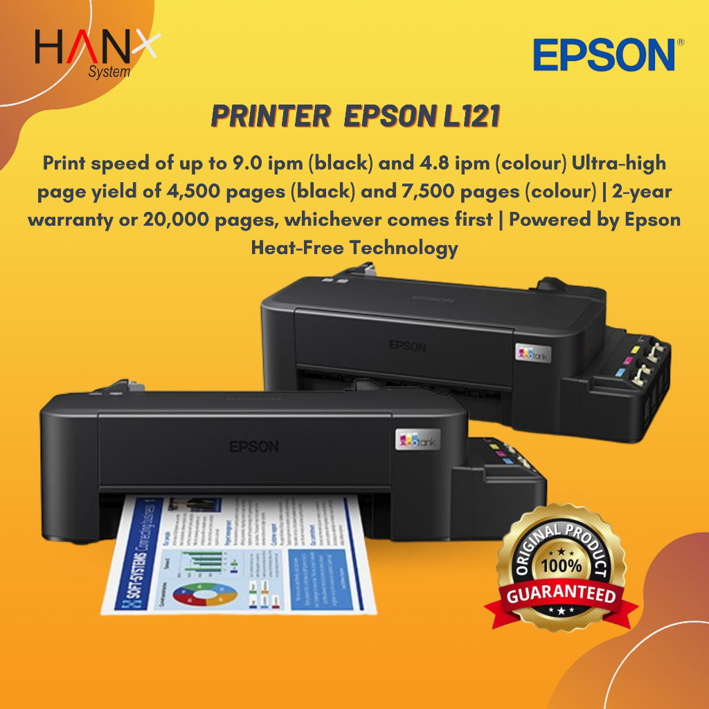 Jual Epson EcoTank L121 Ink Tank Printer | Shopee Indonesia