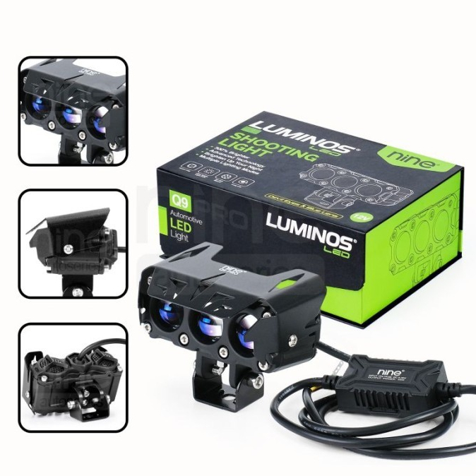 Jual LAMPU LED TEMBAK LASER 80W 3 MATA Q9 PRO SQL SUPER BRIGHT SHOOTING ...