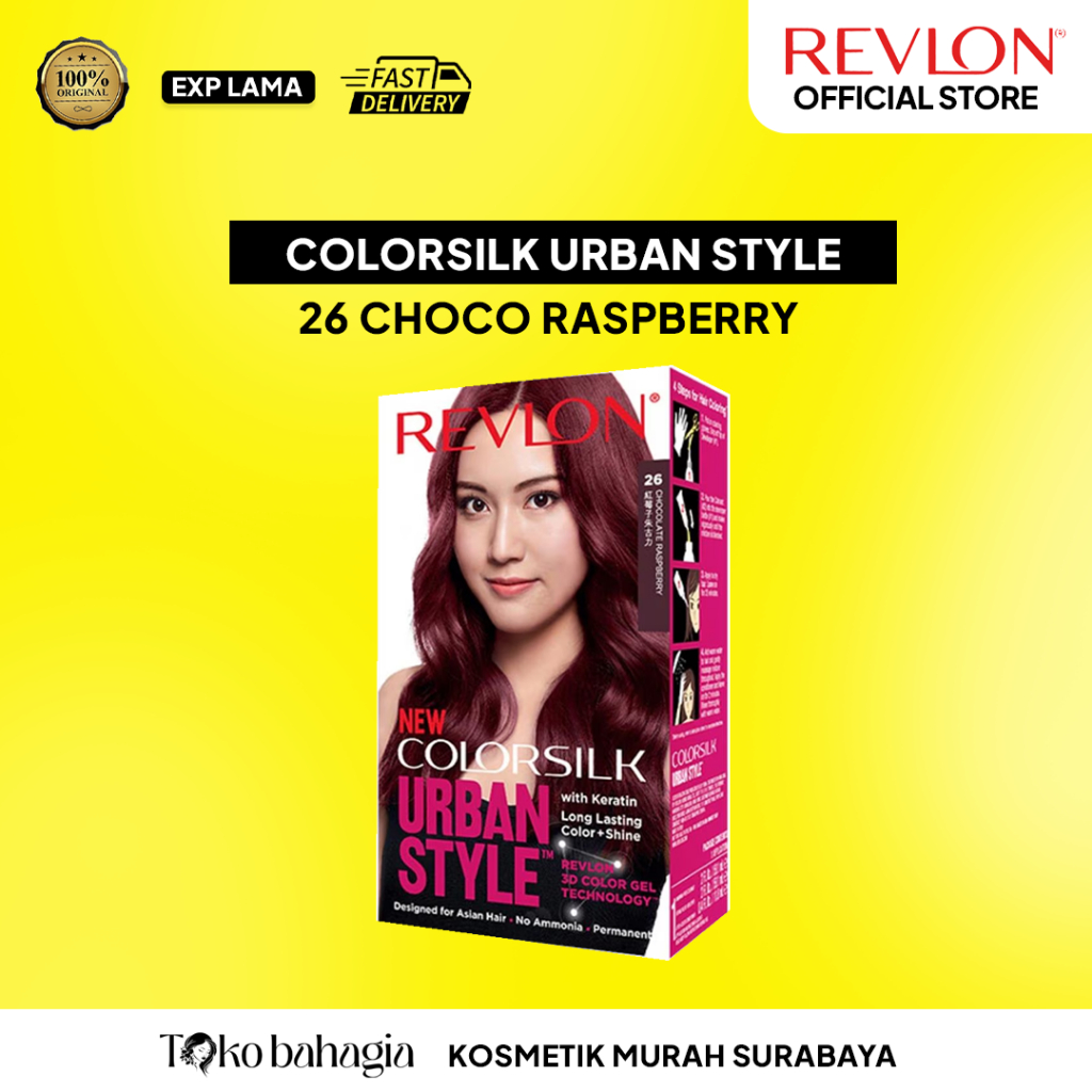 Jual Revlon Colorsilk Urban Style Hair Color - Choco Raspberry | Shopee ...