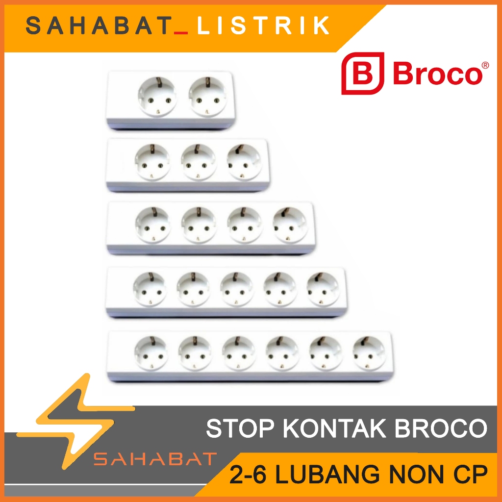 Jual STOP KONTAK TERMINAL BROCO 2 3 4 5 6 LUBANG NONCP | Shopee Indonesia