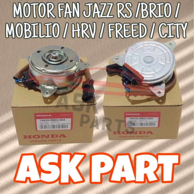 Jual MOTOR EXTRA FAN RADIATOR JAZZ RS BRIO FREED MOBILIO HRV NEW CITY ...