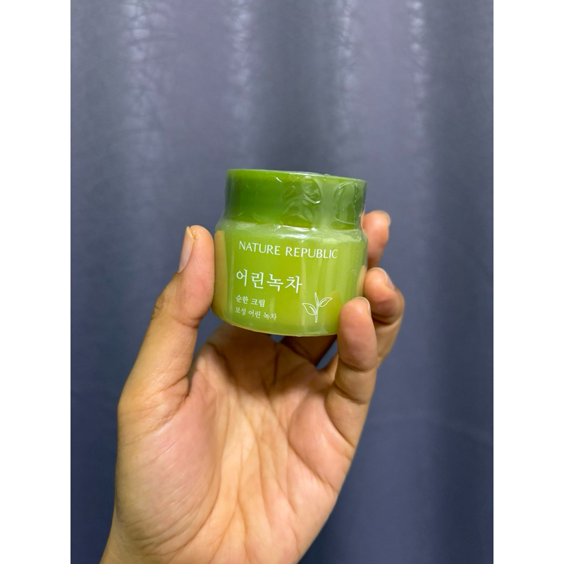 Jual NATURE REPUBLIC GREEN TEA MILD CREAM | Shopee Indonesia