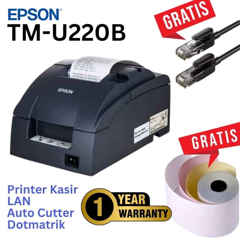 Jual TERMURAH! FREE GRATIS KABEL RJ45 DAN KERTAS STRUK 3 PLY PRINTER ...