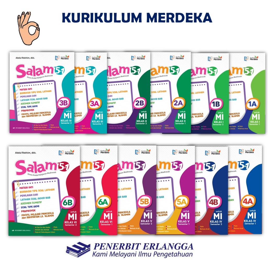 Jual Salam 5IN1Kelas 1 2 3 4 5 6 MI Jlid A B - Kurikulum Merdeka ...