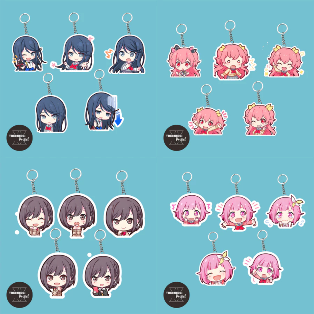 Jual Random Ganci Proseka | Gantungan Kunci Project Sekai | Emu ...