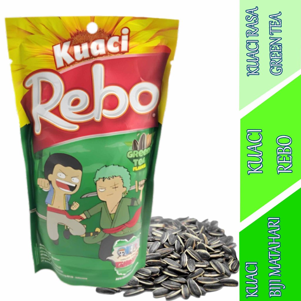 Jual Kuaci Rasa Green Tea - Kuaci Rebo - Kuaci Biji Matahari - 140gr ...