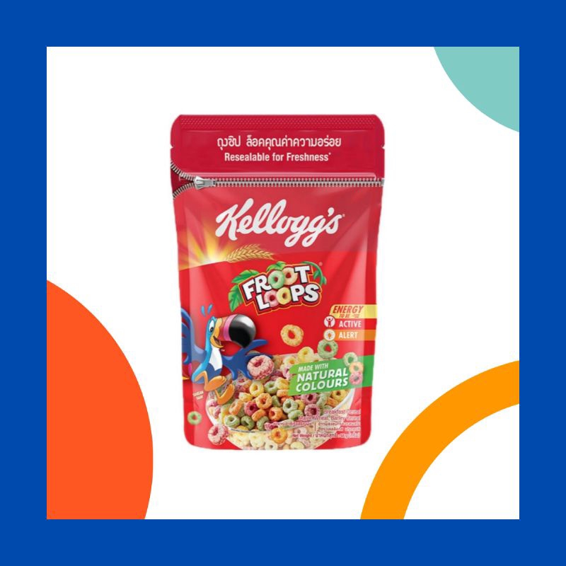 Jual Kellogg's / Kelloggs / Kellogs Froot Loops Sereal 55 gr | Shopee ...