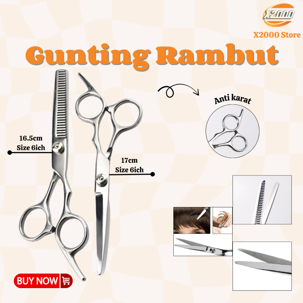 Jual Gunting Kumis / Jenggot / Alis Bahan Stainless Steel/GUNTING ...