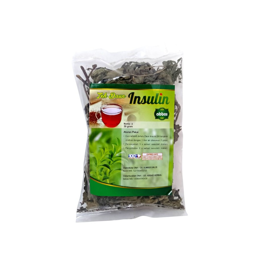 Teh Seduh Daun Insulin / Yakon Untuk Diabetes( Plastik Bening )