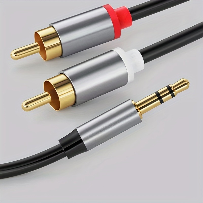 Jual Kabel Audio AUX 3.5mm Male ke RCA Male 100 cm Konverter Konektor ...
