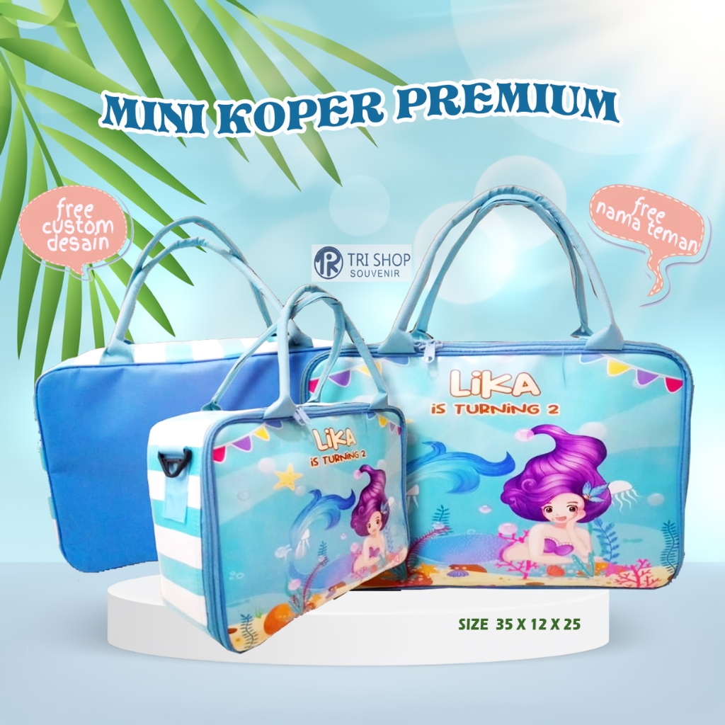 Jual Tas mini koper premium souvernir gambar printing castem free ...
