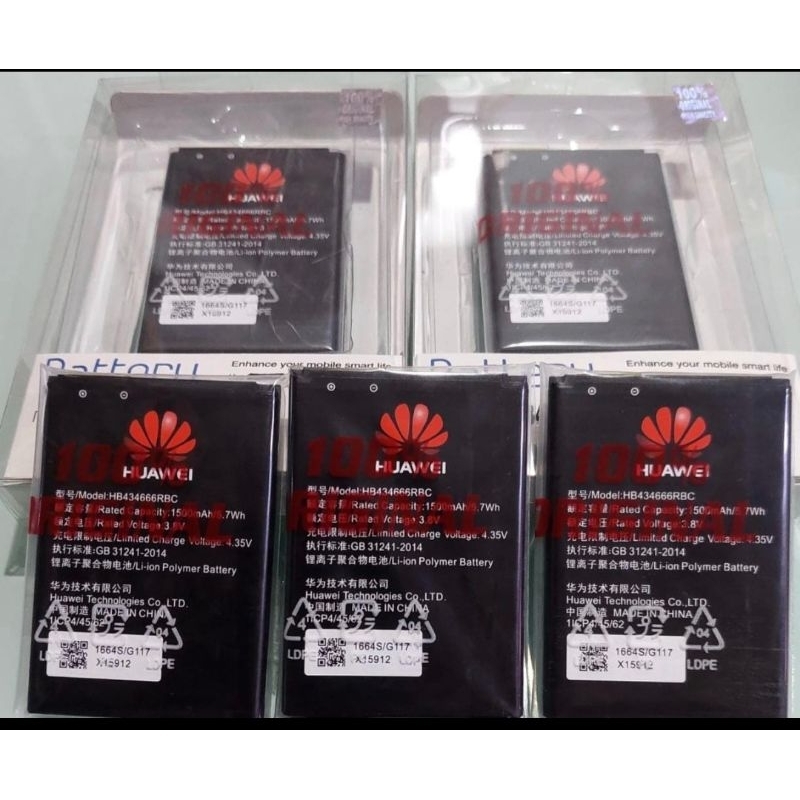 Batterie Li-ion 1500mAh HB434666RBC Pour Huawei PocketCube H3G Modem Router TRE