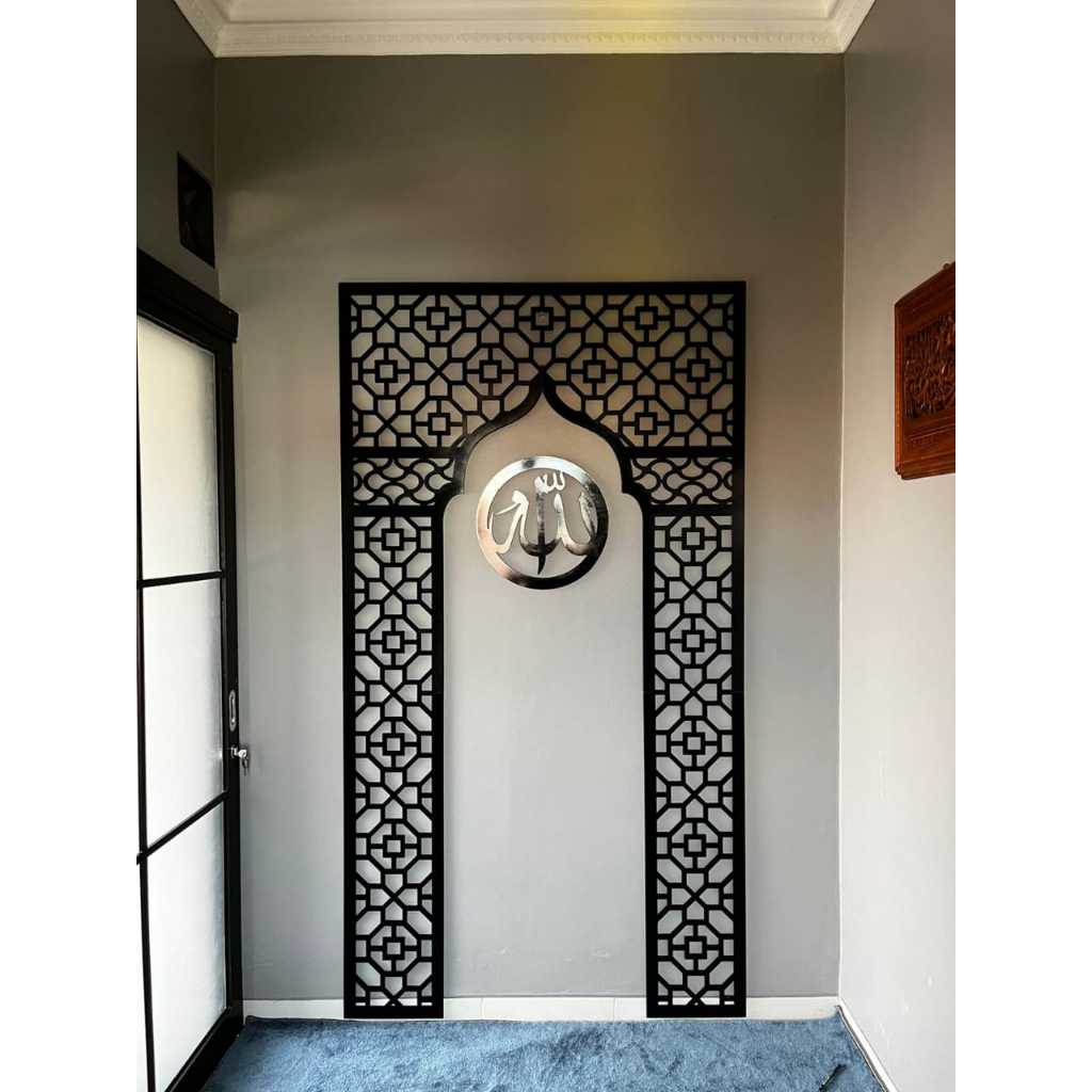Jual Hiasan Dinding Mihrab PVC Board 5mm 120x240 Gold | Shopee Indonesia