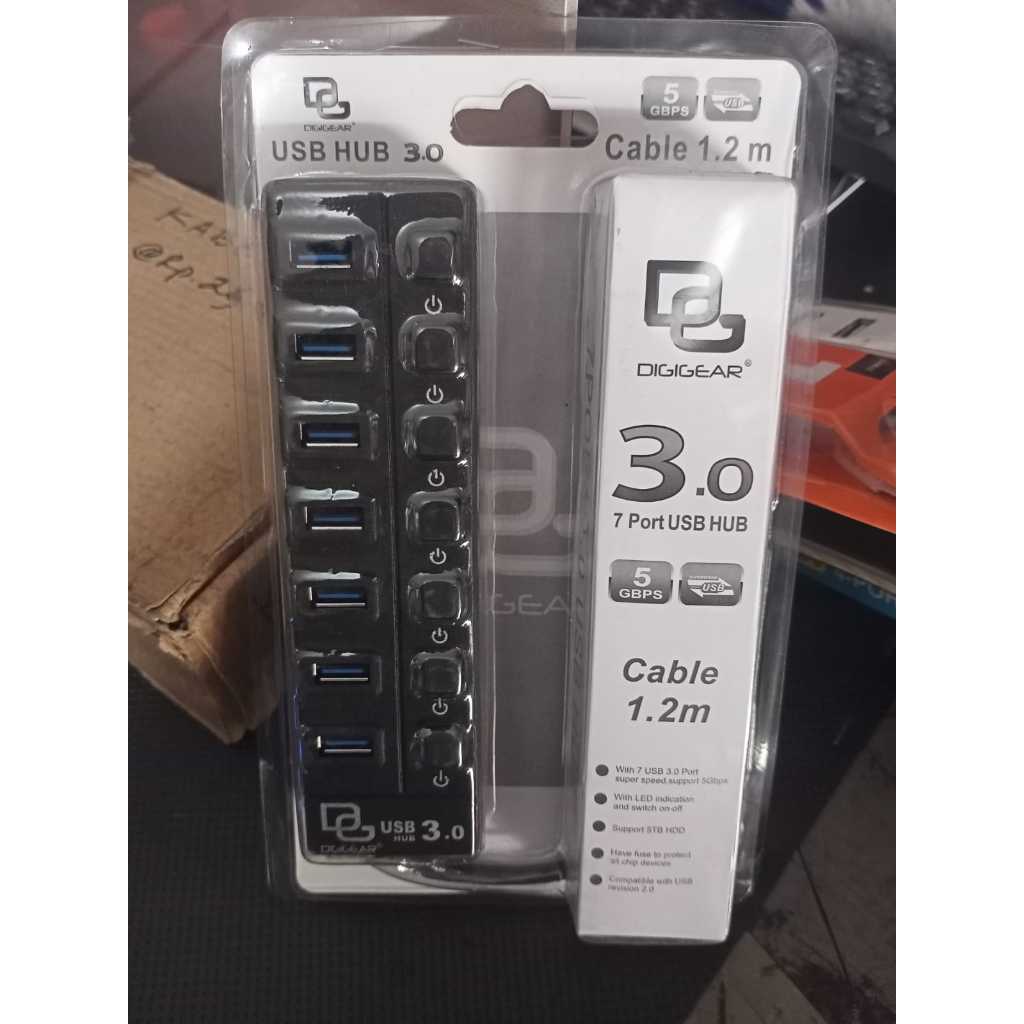 Jual DIGIGEAR USB HUB 3.0 CABLE 1.2 METER | Shopee Indonesia