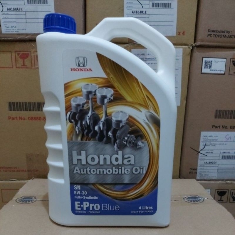Jual Oli Honda Epro E-Pro Blue 4 Liter | Shopee Indonesia